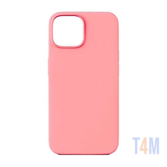 Capa de Silicone para Apple iPhone 15 Rosa